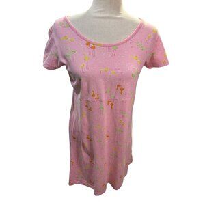 Lilly Pulitzer Vintage Beach Comber Pink Dress S  Empire Waist Preppy Stretch